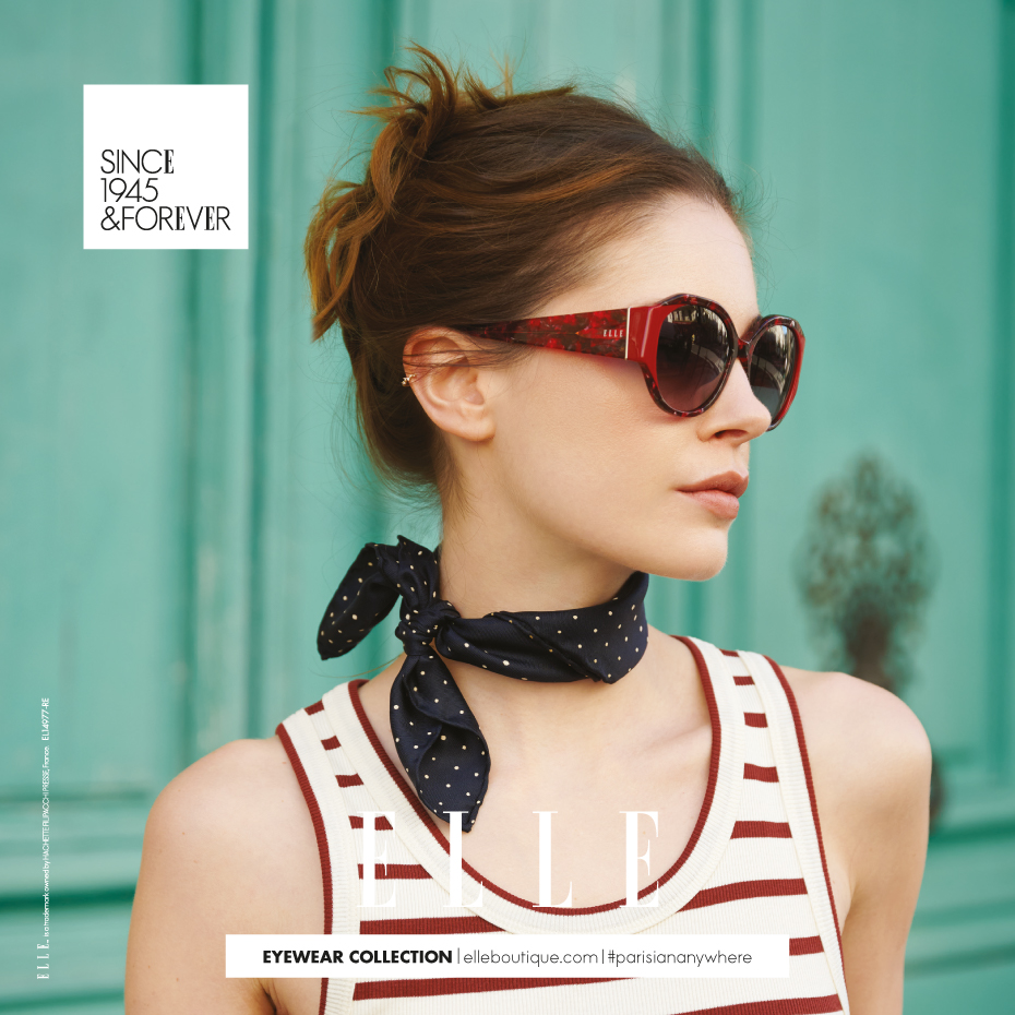 ELLE: Frau mit Sonnenbrille